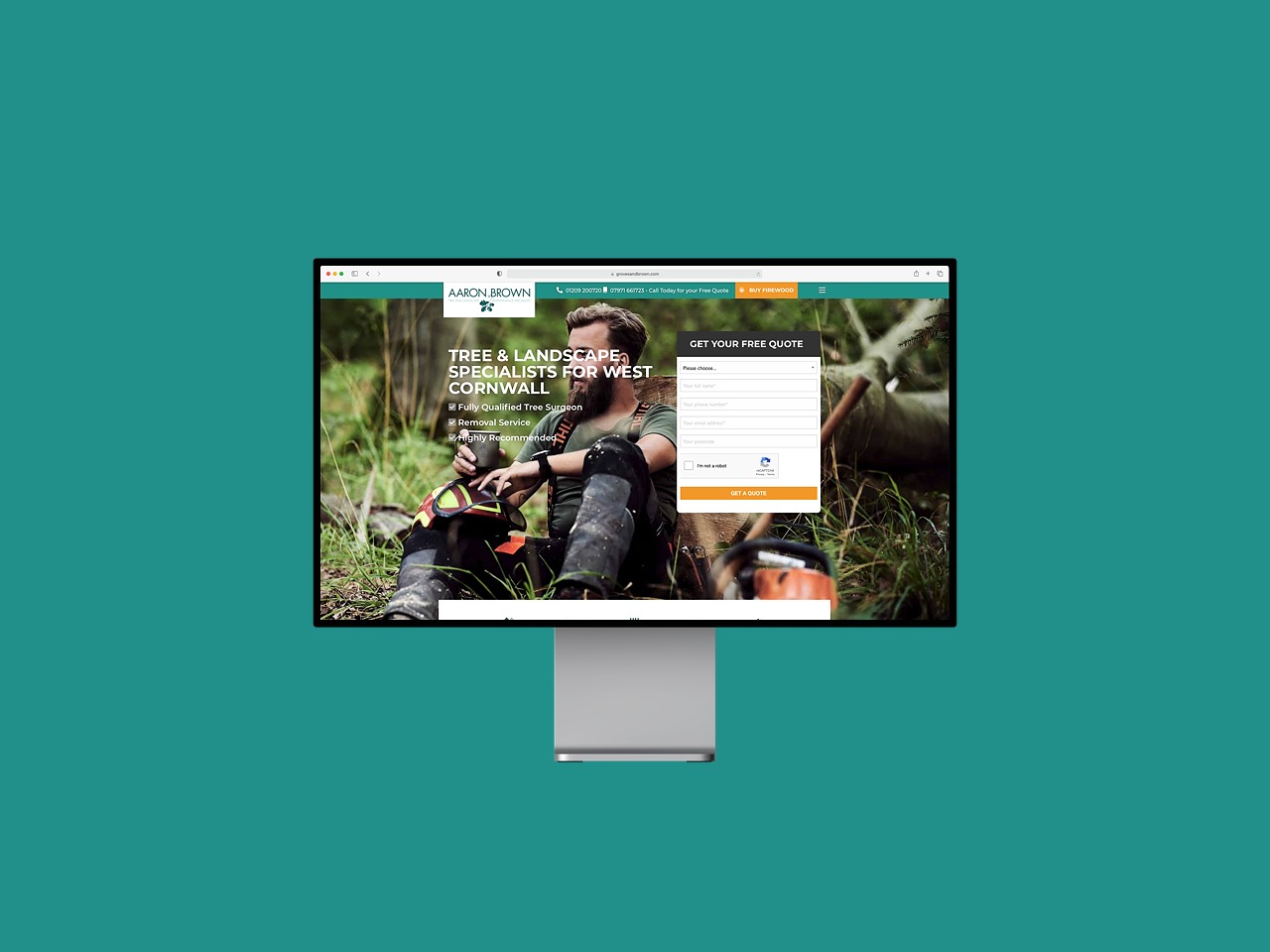 Hosie Web Design support Groves & Brown Tree Surgeons